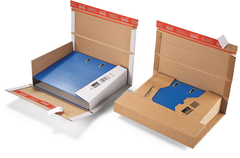 COLOMPAC Versandkarton Ordner A4 2053498 158g, braun,...