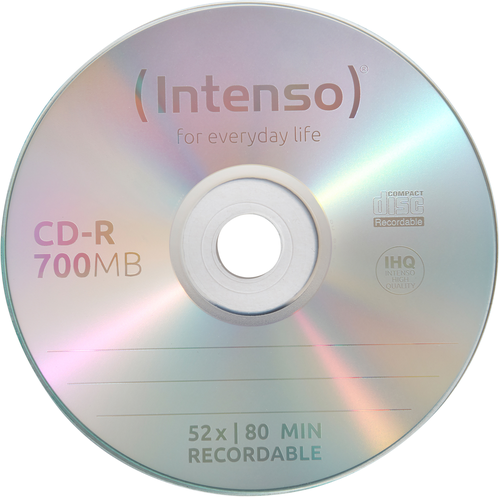 INTENSO CD-RW Slim 80MIN/700MB 2801622 12x 10 Pcs