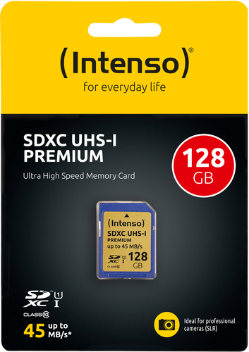 INTENSO SDXC Card PREMIUM 128GB 3421491 UHS-I