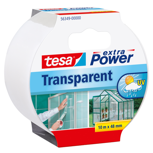 TESA Extra Power 10mx48mm 563490000 Gewebeband, transparent