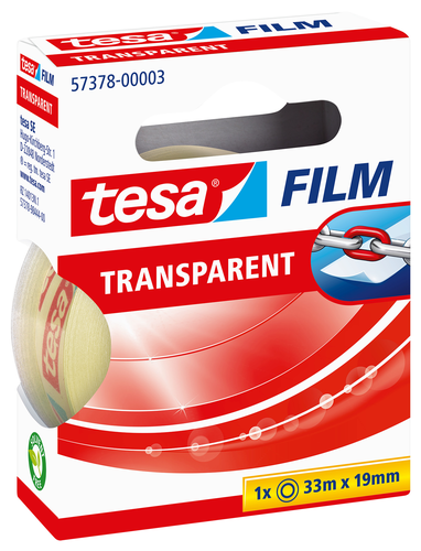 TESA tesafilm 19mmx33m 573780000 Refill transparent