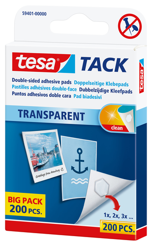 TESA Powerstrips Tack 594010000 200 Stck