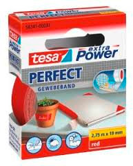 TESA Extra Power Perfect 2.75mx19mm 563410003 Gewebeband. rot