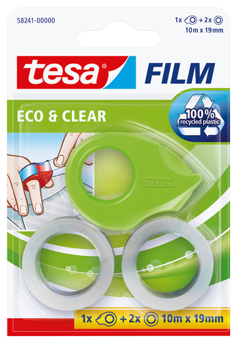 TESA Tape eco & clear Mini 19mmx10m 582410000 grn 2 Stck