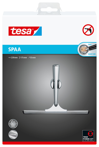 TESA Spaa Duschwischer 40345-00000 chrome, selbstklebend