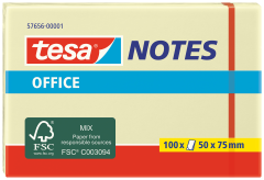 TESA Office Notes 50x75mm 576560000 gelb 100 Blatt
