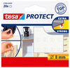 TESA Protect Lrm/Rutschstopper 8mm 578980000 transparent, rund 28 Stck