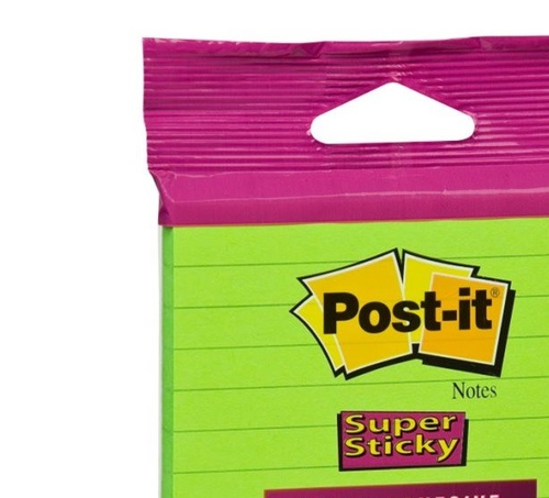 POST-IT Block Super Sticky 100x100mm XL-LL grn, 70 Bl., liniert, hngbar