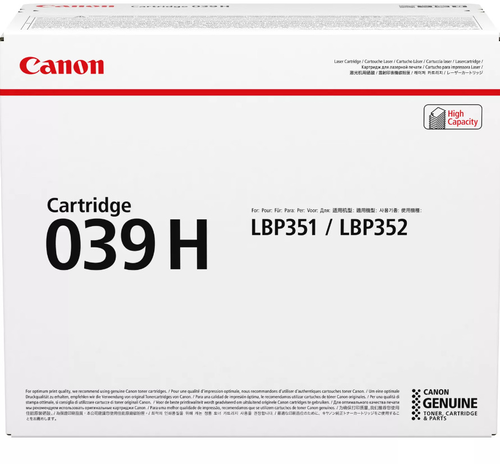 CANON Toner-Modul 039H schwarz 0288C001 LBP 351x/352x 25000 Seiten