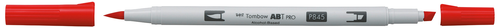 TOMBOW Dual Brush Pen ABT PRO ABTP-845 carmine