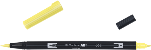 TOMBOW Dual Brush Pen ABT 062 pale yellow