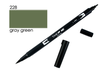 TOMBOW Dual Brush Pen ABT 228 graugrn