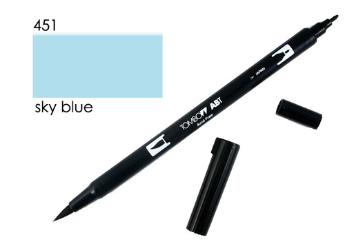 TOMBOW Dual Brush Pen ABT 451 himmelblau