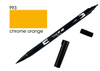 TOMBOW Dual Brush Pen ABT 993 chrome orange