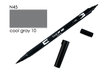 TOMBOW Dual Brush Pen ABT N45 cool gray 10