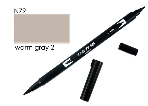 TOMBOW Dual Brush Pen ABT N79 warm grey 2