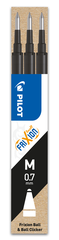 PILOT Mine FriXion Refill BLS-FR7-B-S3 schwarz, 3er Set