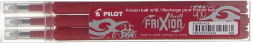 PILOT Mine FriXion Refill BLS-FR7-R-S3 rot, 3er Set