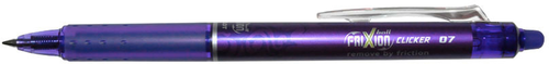 PILOT Frixion Clicker 0.7mm BLRTFR7V violett,nachfllbar,radierbar