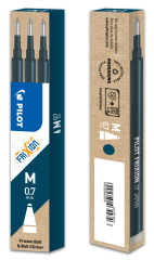 PILOT Mine FriXion Refill BLS-FR7-BB-S3 blau/schwarz 3...