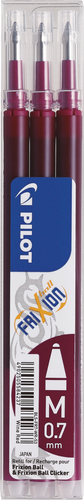 PILOT FriXion Refill 0.7mm BLS-FR7-WR bordeaux 3 Stck
