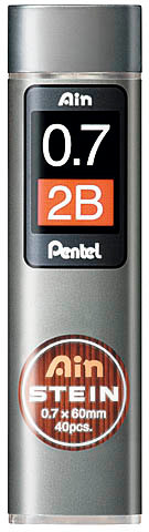PENTEL Minen AINSTEIN 2B C277-2BO 0,7mm 40 Stck