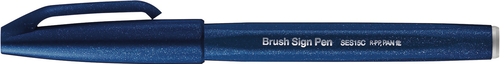 PENTEL Brush Sign Pen SES15C-CA stahlblau