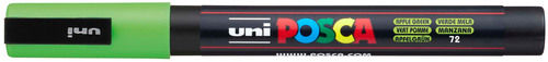 UNI-BALL Posca Marker 0,9-1,3mm PC3MAPPLEGRE apfelgrn, Rundspitze
