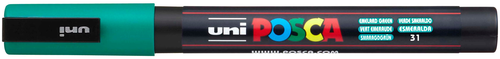UNI-BALL Posca Marker 0,9-1,3mm PC3MEMERALDG smaragdgrn, Rundspitze