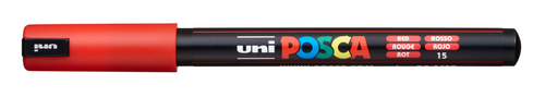 UNI-BALL Posca Fineliner 0,7mm PC-1MR RED rot