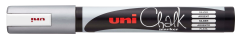 UNI-BALL Chalk Marker 1.8-2.5mm PWE5M SILVER silber,...