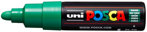 UNI-BALL Posca Marker 4.5-5.5mm PC-7M GREEN grn, Rundspitze