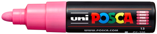 UNI-BALL Posca Marker 4.5-5.5mm PC-7M PINK rosa, Rundspitze