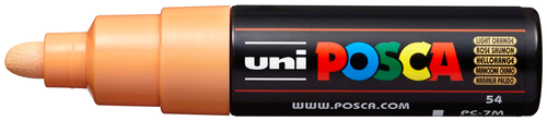 UNI-BALL Posca Marker 4.5-5.5mm PC7MLIGHTORA hellorange, Rundspitze