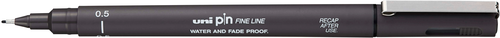 UNI-BALL Fineliner Pin 0.5mm PIN05-200(S) Dark Grey dunkelgrau