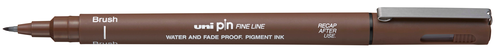 UNI-BALL Fineliner Pin Brush PINBR-200(S) SEPIA sepia braun