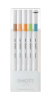 UNI-BALL Fineliner Emott 0.4mm PEM-SY_5C_NO.6 nature 5 Stück