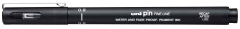 UNI-BALL Fineliner Pin 0.9mm PIN09200(S) BLACK schwarz