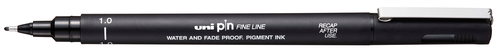UNI-BALL Fineliner Pin 1mm PIN10-200(S) BLACK schwarz