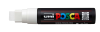 UNI-BALL Posca Marker 15mm PC-17K WHITE weiss, auf Wasserbasis