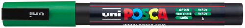 UNI-BALL Posca Marker 0,9-1,3mm PC-3M GREEN grn, Rundspitze