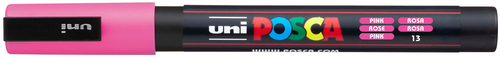 UNI-BALL Posca Marker 0,9-1,3mm PC-3M PINK rosa, Rundspitze