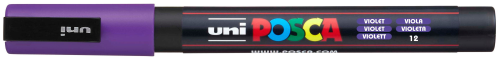 UNI-BALL Posca Marker 0,9-1,3mm PC-3M VIOLET violett, Rundspitze