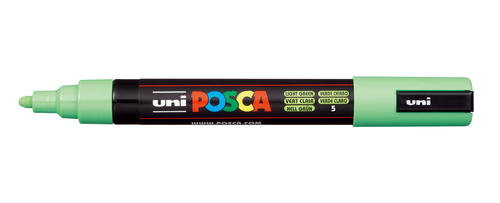 UNI-BALL Posca Marker 1,8-2,5mm PC5M L.GREEN hellgrn, Rundspitze