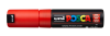 UNI-BALL Posca Marker 8mm PC-8K RED rot, Keilspitze