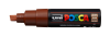 UNI-BALL Posca Marker 8mm PC-8K BROWN braun, Keilspitze