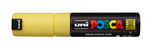 UNI-BALL Posca Marker 8mm PC-8K YELLOW gelb, Keilspitze