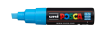 UNI-BALL Posca Marker 8mm PC-8K L.BLUE hellblau, Keilspitze