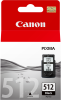 CANON Tintenpatrone schwarz PG-512 PIXMA MP 240 15ml
