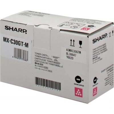 SHARP Toner magenta MX-C30GTM MX-C301W 6000 Seiten